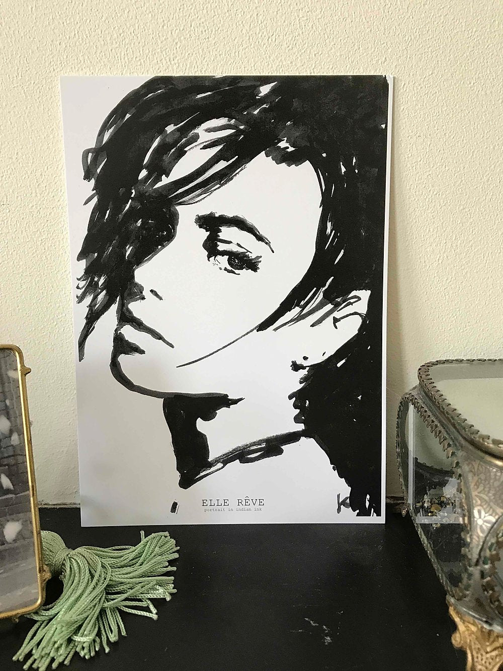 ELLE RÊVE-Art Card-tinystories
