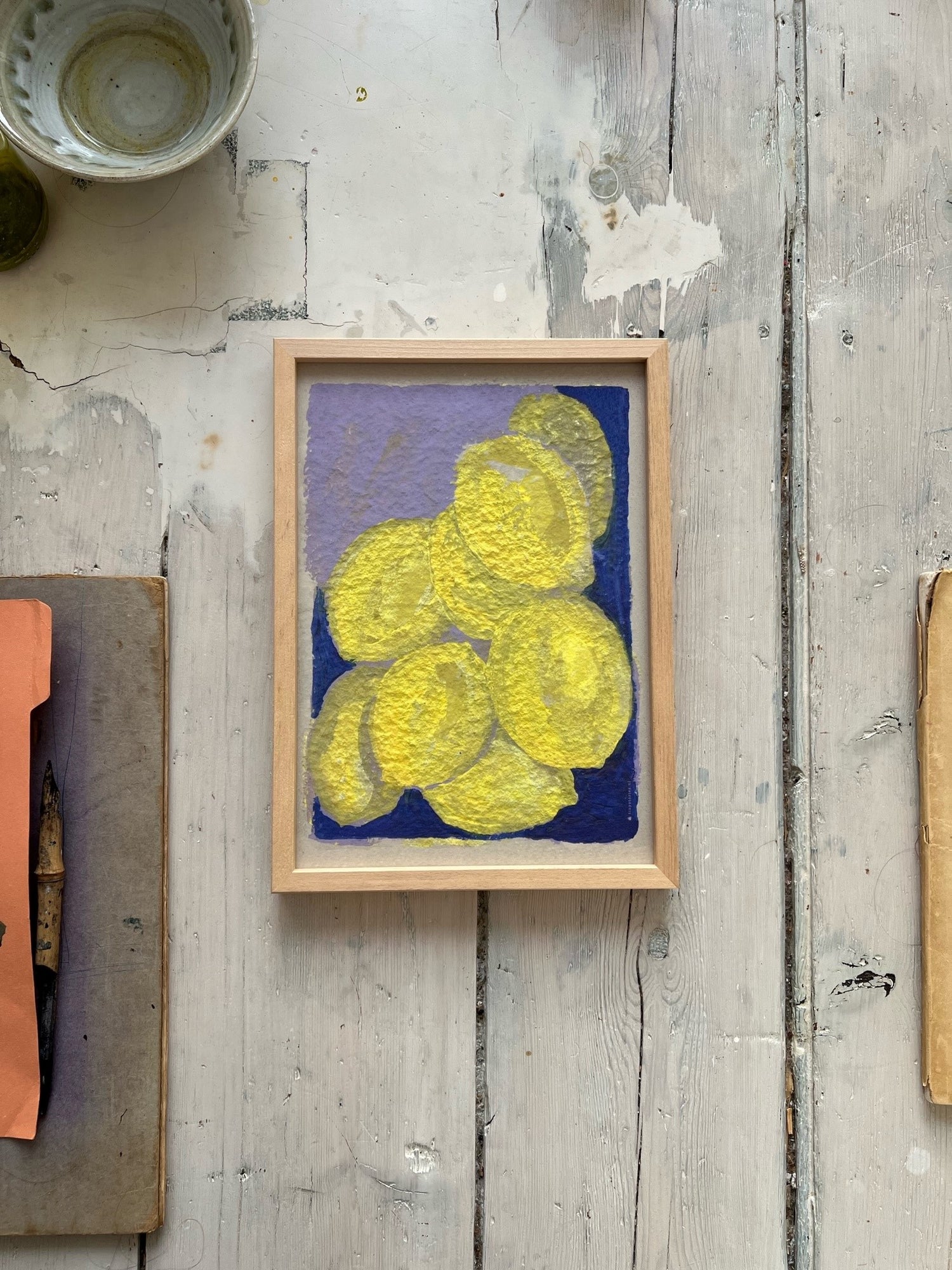 CITRONS A LINDIGO-Art Print-tinystories