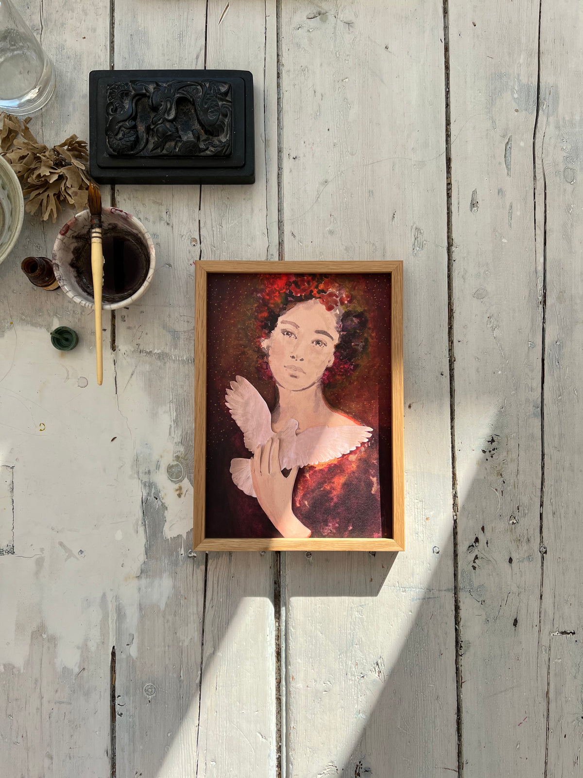 COEUR BLANC-Art Print-tinystories