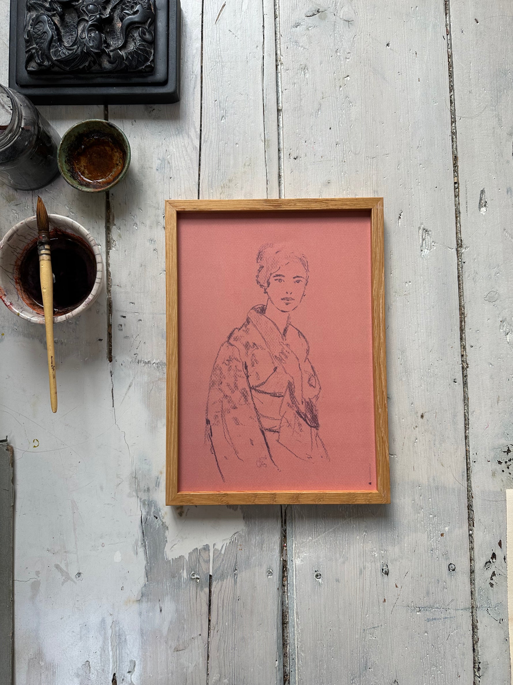 KIMONO-Art Print-tinystories