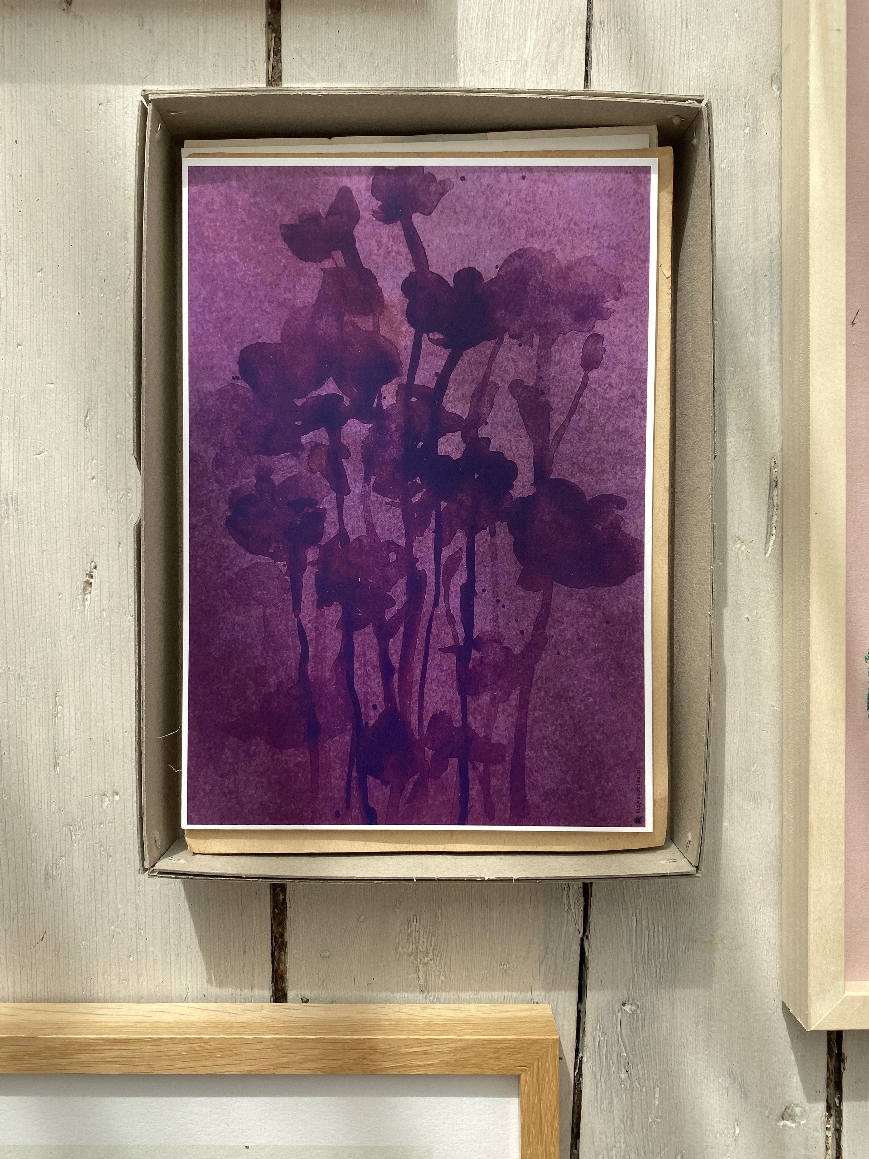 FLEURS POURPRES-Art Card-tinystories