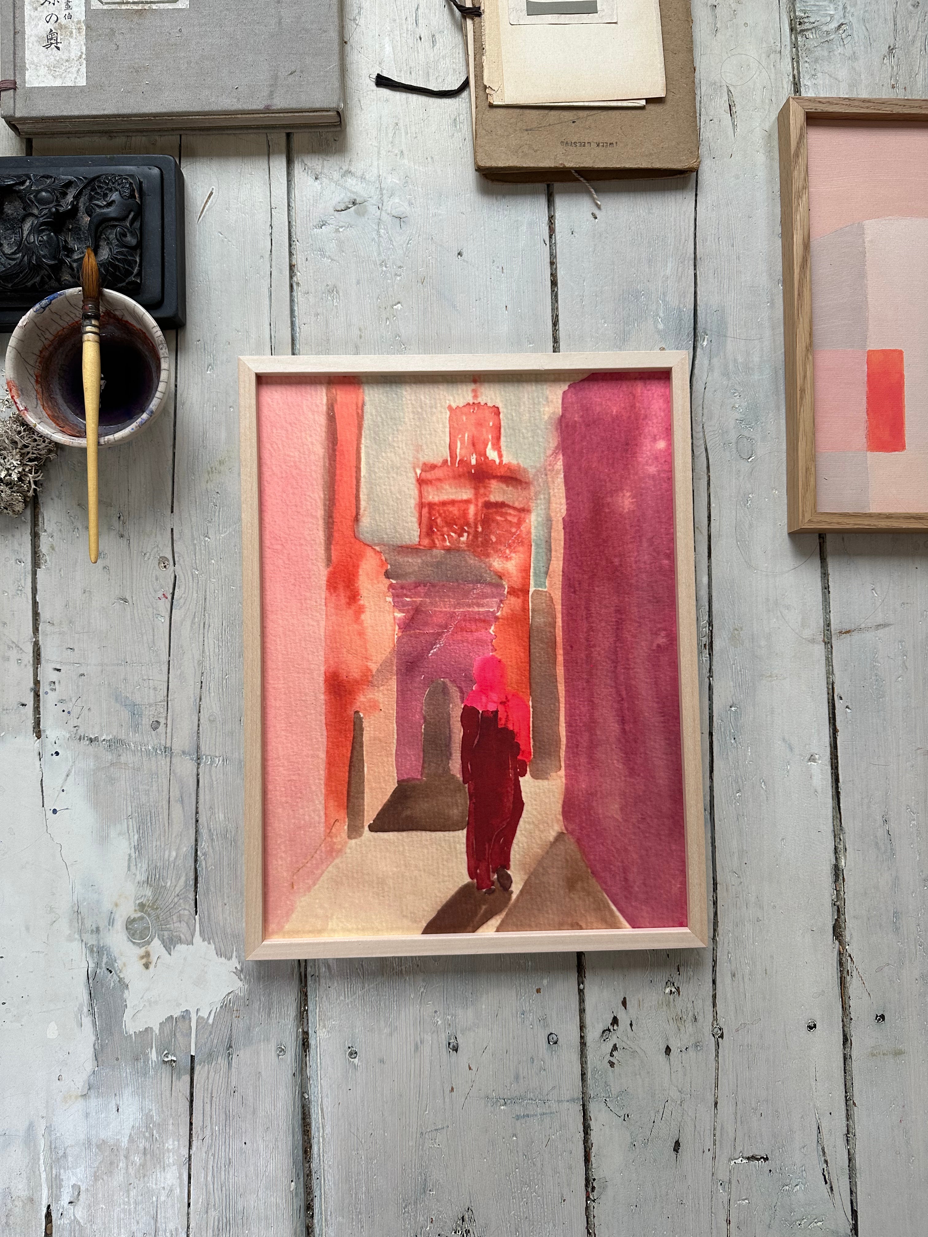 DANS LES RUES DE MARRAKECH-Art Print-tinystories